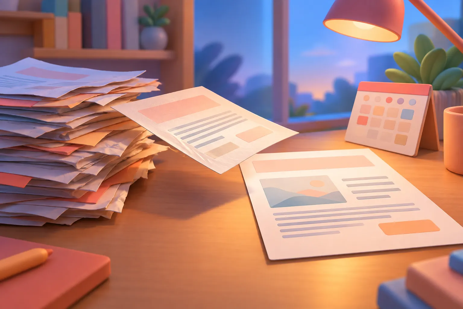 Scrivere articoli SEO: confronto tra una bozza disordinata e una pagina pronta per la pubblicazione